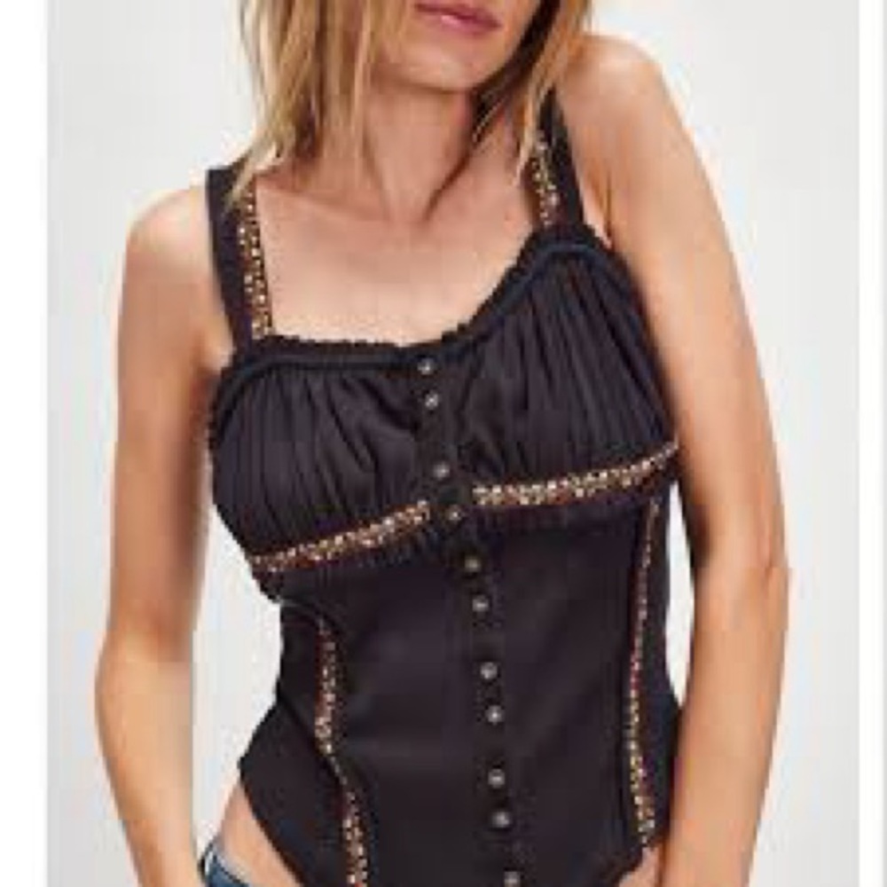 NWT Free People Wilder Knit Top